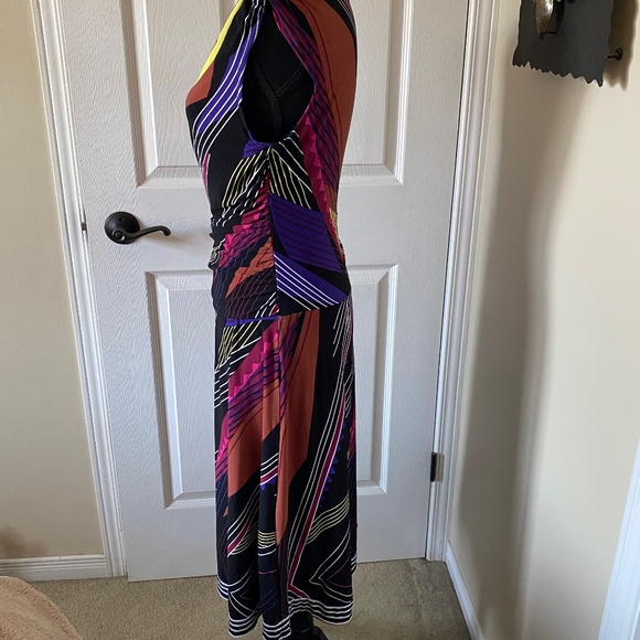 Midi Dress in Multi-Colours, Size 10 - Picture 5 of 12